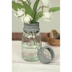 1/4 Pint Mason Jar Flower Frog - Box of 4