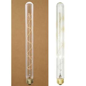 40 Watt 10½'' Vintage Style Stick Light Bulb With Spiral Filament