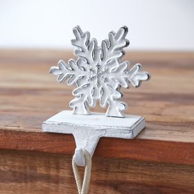 Cast Iron Snowflake Stocking Holder