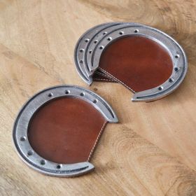 Set of Four Horseshoe Coasters