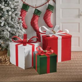 Set of Three Oversized Gift Boxes