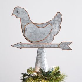 Hen Weathervane Tree Topper