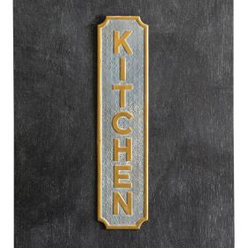 Kitchen Metal Wall Sign