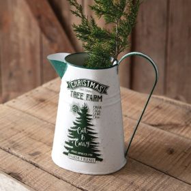 Christmas Tree Farm Pitcher