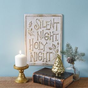 Silent Night Wall Sign