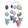 Handmade Animal Musical Crib Mobile Hanging Nursery Room Decor Baby Mobile for Crib - Default