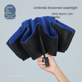 Full-automatic Exlarge Umbrella Business Simple Umbrella Folding Umbrella Advanced Sunshade and Rain Dual-purpose Sunscreen Sun Umbrella - [Manual] Fo