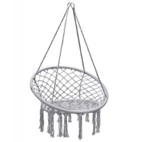 hammock chair; black - gray - steel