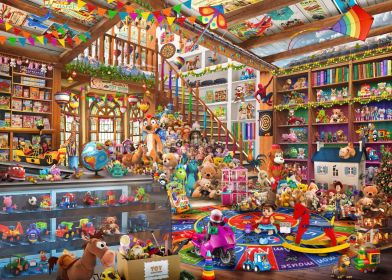 Toy Shopping Jigsaw Puzzles 1000 Piece - Default Title