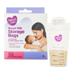 Parent's Choice Breast Milk Storage Bags, 50 Count - Parent's Choice