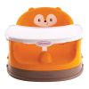 Infantino Grow-with-Me 4-in-1 Lightweight Feeding Booster Seat, Unisex 4-48 Months, Orange Fox - Infantino