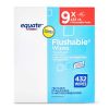 Equate Fresh Scent Flushable Wipes, 9 Resealable Packs of 48 Wipes (432 Total Wipes) - Equate