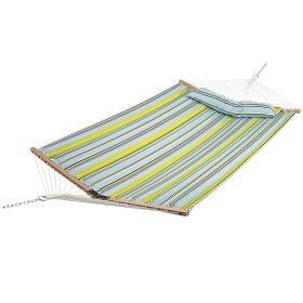 Beach Outdoor Yard Patio Portable Swing Hammock - Yellow - Hammocks