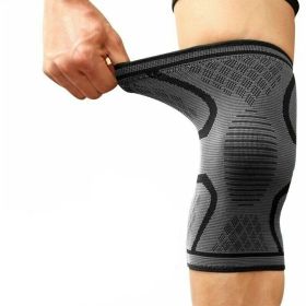 2 Piece(S) Of Sports Men's Compression Knee Brace Knee Pads Fitness Equipment Volleyball Basketball Cycling - Small