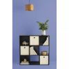 11" 9 Cube Organizer Shelf - Espresso