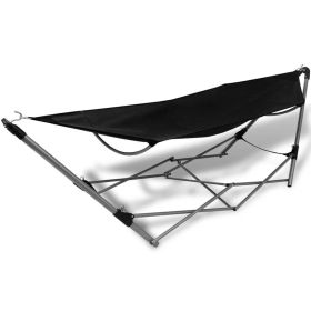 Folding Hammock Black - Black