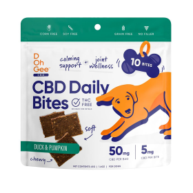 D Oh Gee CBD Daily Duck & Pumpkin Bites 150MG CBD Per Bag (30 Count) - 150mg