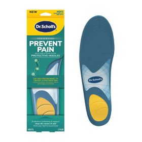 Dr. Scholl's Prevent Pain Protective Insoles, Protect Against Foot, Knee, Lower Back Pain (Men'sSize 8-14) 1 Pair - Dr. Scholl's