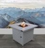 25" H x 30" W Steel Propane/Natural Gas Fire Pit Table - CM-0130