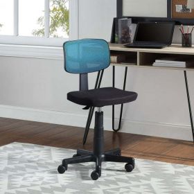 Mesh Task Chair with Plush Padded Seat - Teal