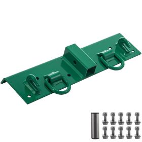 VEVOR Tractor Bolt on Hooks, 1/4" Compact Bolt on Grab Hooks, Max 4700LBS G70 Forged Bolt on Hooks for Tractor Bucket with 1/2" Shackles, Work Well fo