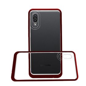 Sable Hub Phone Case Samsung A02 | Hybrid TPU Bumper + PC Hard Cover, Anti Yellowing, Scratch Resistant, Slim Fit, Lightweight, Shockproof | Heavy Dut