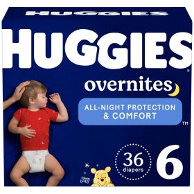 Huggies Overnites NIghttime Baby Diaper Size 6;  36 Count - Huggies