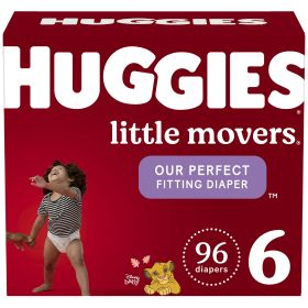 Huggies Little Movers Baby Diapers Size 6;  96 Count - Huggies