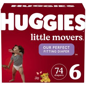 Huggies Little Movers Baby Diapers Size 6;  74 Count - Huggies