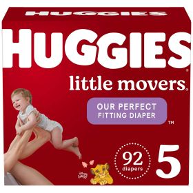 Huggies Little Movers Baby Diapers Size 5;  92 Count - Huggies