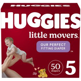 Huggies Little Movers Baby Diapers Size 5;  50 Count - Huggies