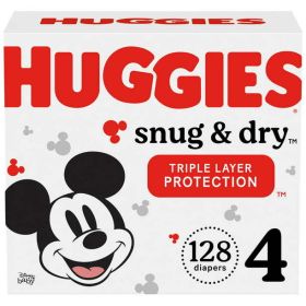 Huggies Snug & Dry Baby Diapers Size 4;  Count 128 - Huggies