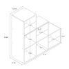 11" 3-2-1 Cube Organizer Shelf - White