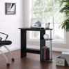 Adult Computer Desk with Built-in Shelves, Multiple Colors, 28.86' H, Indoor Use - Black