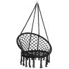 hammock chair; black - black - steel