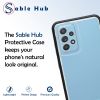 Sable Hub Phone Case for Samsung A72 | Hybrid TPU Bumper + PC Hard Cover, Anti Yellowing, Scratch Resistant, Slim Fit, Lightweight, Shockproof | Heavy