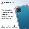 Sable Hub Phone Case for Samsung A12 | Hybrid TPU Bumper + PC Hard Cover, Anti Yellowing, Scratch Resistant, Slim Fit, Lightweight, Shockproof | Heavy