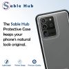 Sable Hub Phone Case Samsung S20 Ultra | Hybrid TPU Bumper + PC Hard Cover, Anti Yellowing, Scratch Resistant, Slim Fit, Lightweight, Shockproof | Hea