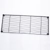 5-Layer Plastic Coated Iron Shelf with 1.5" Nylon Wheels 165*90*35 Black - As shown in the figure