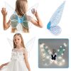 LED Fairy Wings Glowing Sparkle Butterfly Elf Princess Angel Wings Halloween Party Cosplay Costumes Performance Photography Prop - LED Purple - China