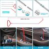 18-piece car emergency kit with window wedge, air wedge bag pump, long distance grabber, automatic trim and removal tool - TSGGQGJ001