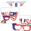 JOYMEMO 6PCS Independence Day Glasses Set American National Day Party Decoration Supplies USA 4th of July Event Party Supplies - set 1