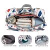 Waterproof baby print stroller bag storage hanging bag diaper bag mother and baby mommy bag - Mommy Bag-Colorful Stone