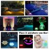 10 LED Submersible Lights Underwater Waterproof Wedding Vase Base Lamp Underwater Night Lamp Outdoor Vase Bowl Garden Party Decoration - 1Pcs