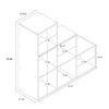 11" 3-2-1 Cube Organizer Shelf - Espresso