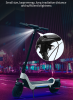 600W Electric balance scooter.  40 km/h speed LCD instrument, portable folding load 120kg climbing 18¬∞ range 50-70km LED lighting - PSS9PRO silver