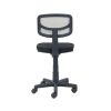 Mesh Task Chair with Plush Padded Seat - Gray