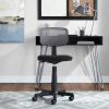 Mesh Task Chair with Plush Padded Seat - Gray