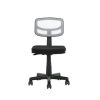 Mesh Task Chair with Plush Padded Seat - White