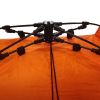 Outdoor Travel Mobile 2 Person Camping Tent  - Orange & Black - Camping Tent